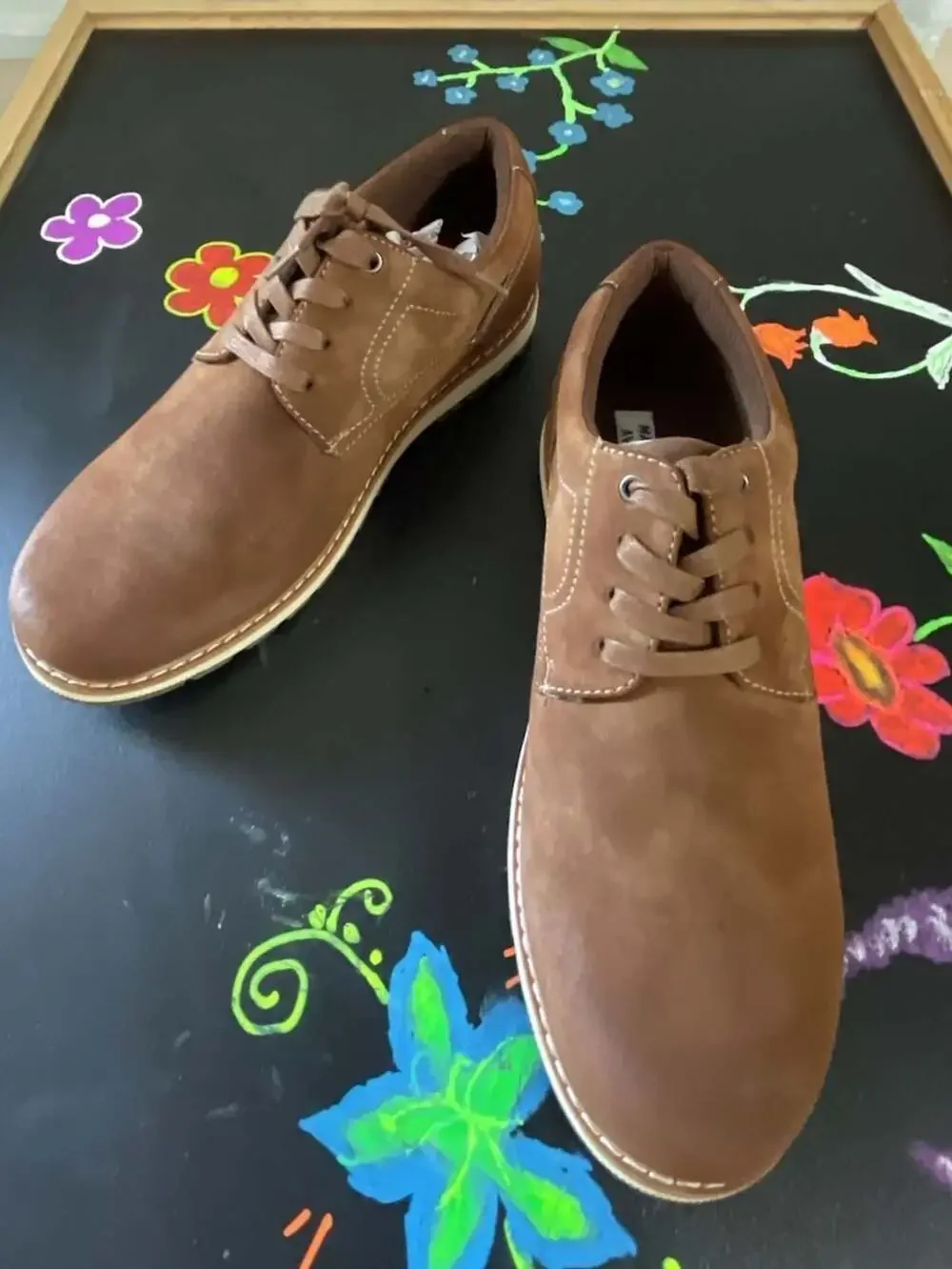 Madison Avenue Simpson Men’s Tan Casual Oxford Shoes